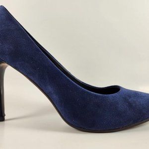 Gorgeous Blue Suede Pumps - IDIFU classic pointed toe high heels